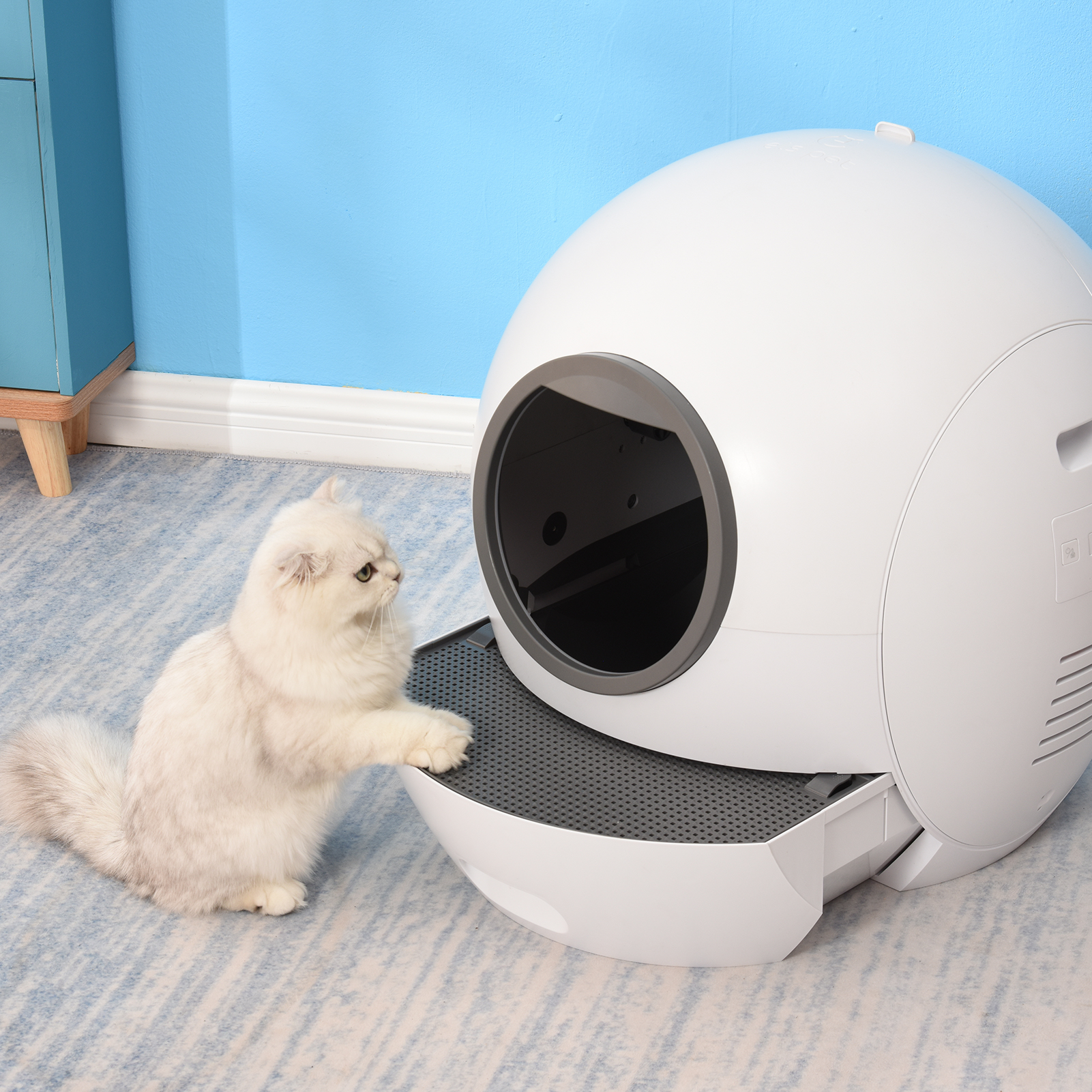 Wifi Self Cleaning Litter Box App Automatic Smart Litter Case Large Cat Toilet Drawer Type Fully Closed Anti Splash Pet