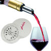 PET Aluminum Foil Wine Disc Disk Drip Stop Pourer DropStop With Customized Kraft Paper Packing
